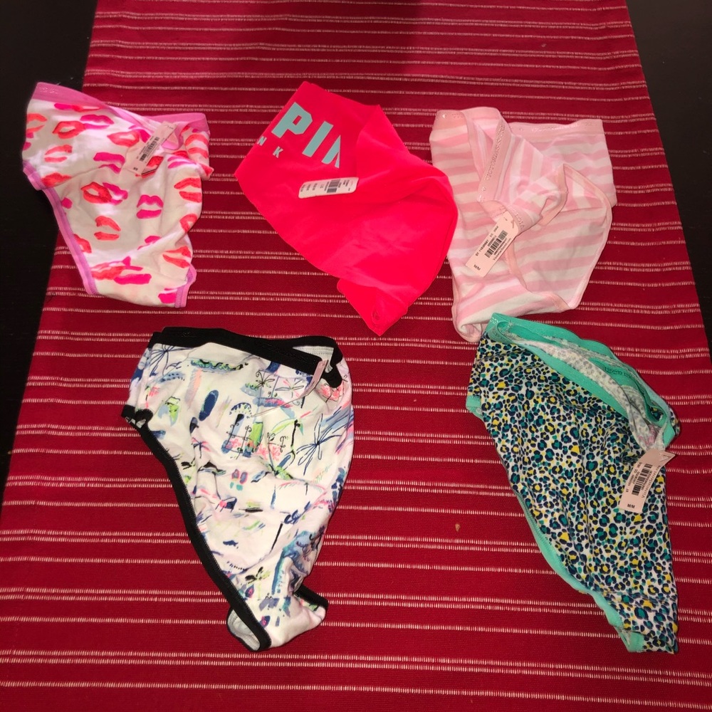 5 PINK victoria secret underwear